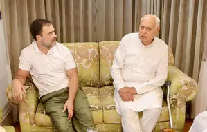 Last ditch effort to break stalemate over seat-sharing between Cong & NC in J&K Last ditch effort to break stalemate over seat-sharing between Cong & NC in J&K