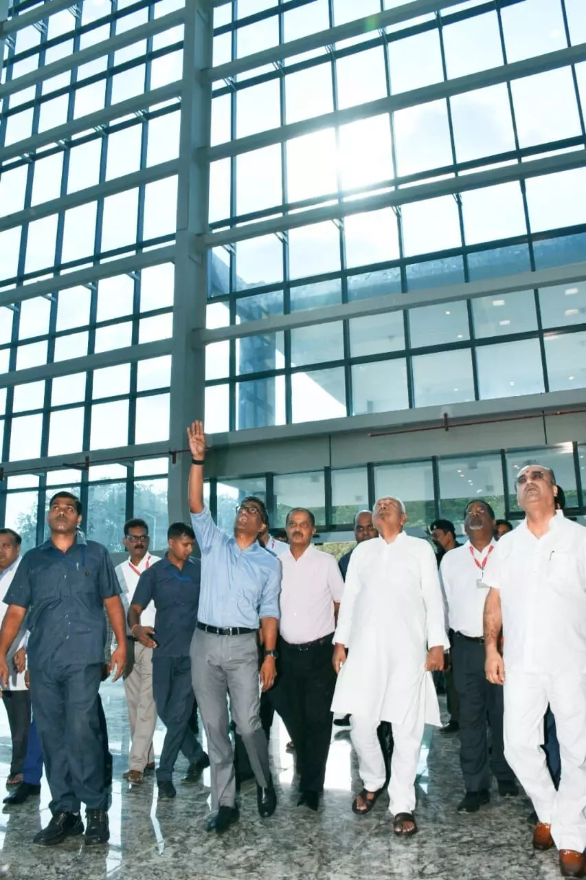 Bihar CM Nitish Kumar Inspects Under-Construction Eye Hospital at IGIMS, Directs Speedy Completion Bihar CM Nitish Kumar Inspects Under-Construction Eye Hospital at IGIMS, Directs Speedy Completion