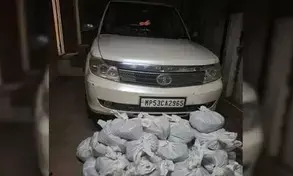 Over 83 kg ganja valued at Rs 33.50 lakh seized in Telangana