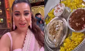 Nia Sharma cooks Janmashtami special thali, take a look inside
