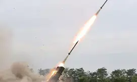 N.Korea test-fires multiple rocket launcher equipped with new guidance system