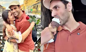 Vivek Dahiya tries meetha makhan in Europe; drops video with wife Divyanka