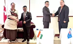 MoS Margherita engages with Pacific leaders at 53rd PIF meet, strengthens bilateral ties