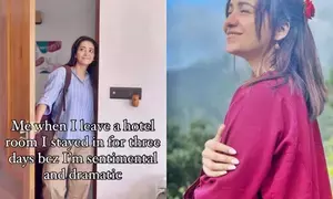 Why is Asha Negi mourning at the end of her vacation?