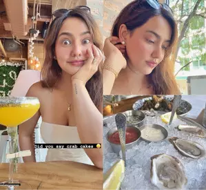 Neha Sharma eats her way into happiness Neha Sharma eats her way into happiness