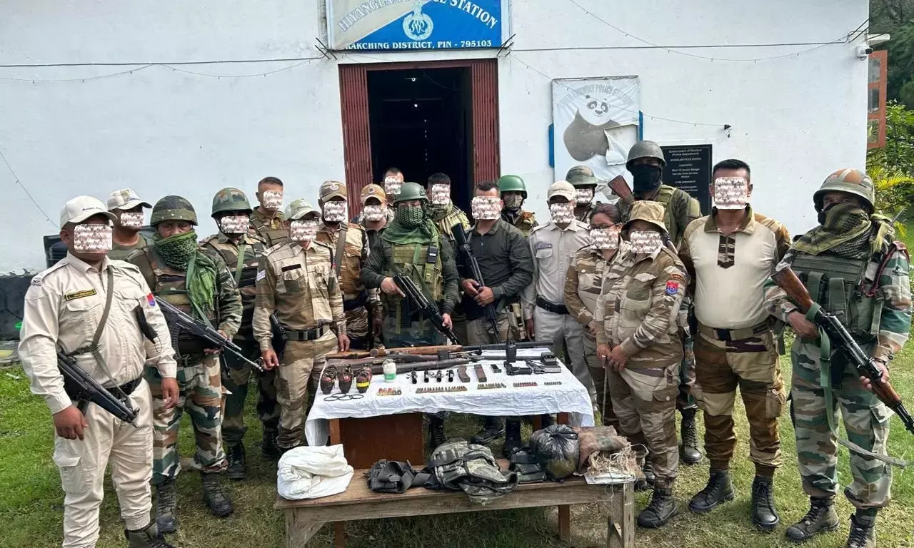 Massive Cache of Arms Recovered in Manipur Amid Ongoing Violence