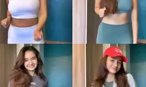 Anushka Sen offers a glimpse of her exotic gym wear collection