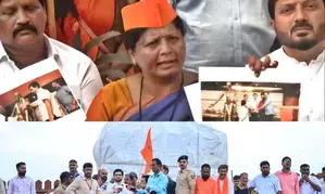 Shivaji statue crash: MVA protests continue to pressurise Maha govt