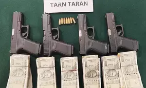 Punjab Police seize 4 Glock-19 pistols, one with NATO imprint