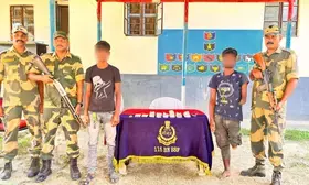 BSF seizes FICN along India-Bangladesh border, two smugglers held