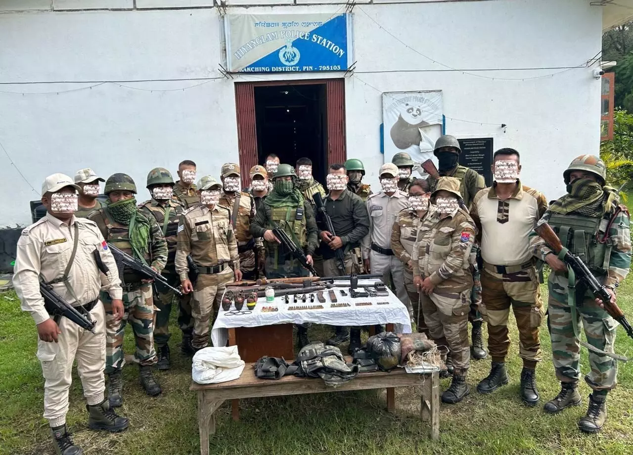 Massive Cache of Arms Recovered in Manipur Amid Ongoing Violence Massive Cache of Arms Recovered in Manipur Amid Ongoing Violence