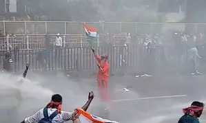 Monk braving water cannons in Kolkata most powerful image of protest: Amit Malviya