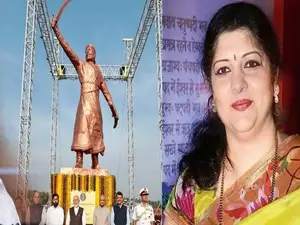 Who builds a hollow statue on sea-shore, wonders Raj Thackerays wife Sharmila