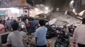 Under construction building collapses in Jaipur, rescue operations underway Under construction building collapses in Jaipur, rescue operations underway