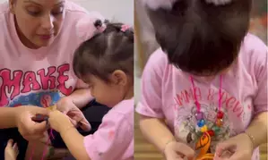 Bipasha Basus daughter Devi turns jewellery designer, take a look