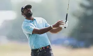 Indian-American Theegala places ninth as Scheffler leads at Tour Championship