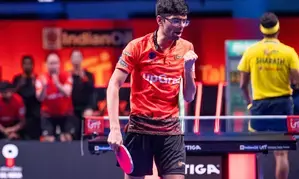 UTT 2024: Manav Thakkar stuns Sharath Kamal as U Mumba snatches narrow win over Chennai Lions
