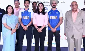 NRAI felicitates history-making Indian Olympic shooting squad; Manu, Sarabjot, Swapnil presented cash awards