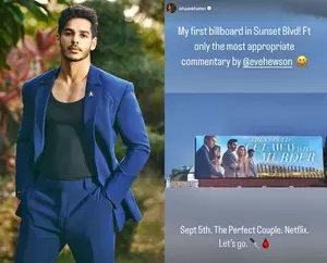Ishaan Khatter is ecstatic as he gets featured first time on billboard in LA Ishaan Khatter is ecstatic as he gets featured first time on billboard in LA