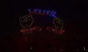 Poland commemorates 80th anniversary of Warsaw Uprising with drone light show