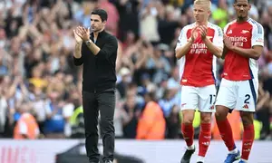 Premier League: Brighton holds 10-man Arsenal to 1-1 draw following controversial red card