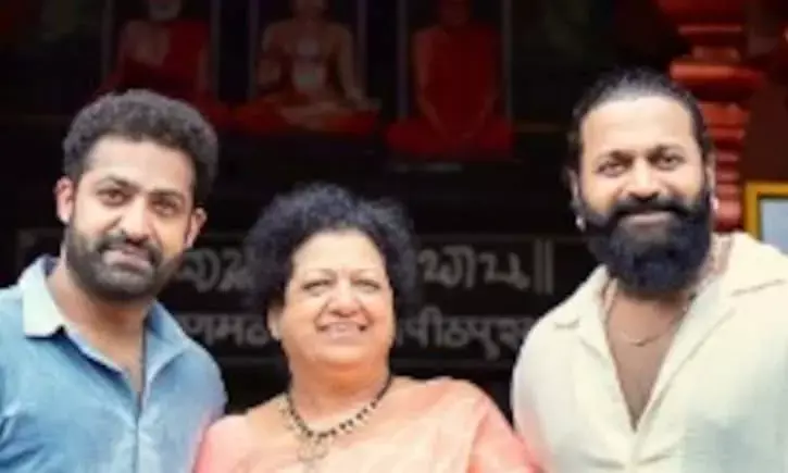 Junior NTR Fulfills His Mothers Dream with a Special Visit to Udupi Sri Krishna Math