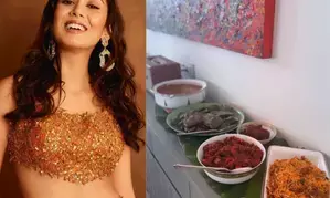 Mira Rajputs Sunday indulgence is all about delicious Parsi Bhonu