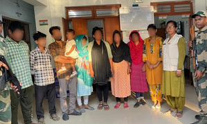 7 more Bangladesh nationals, two Indian touts held in Tripura for illegally entering India