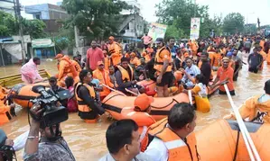 Flood situation: 86 trains cancelled in Telangana, Andhra Pradesh