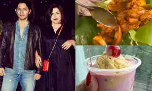Farah Khan enjoys sea food with chef Sanjyot Keer in her husbands hometown