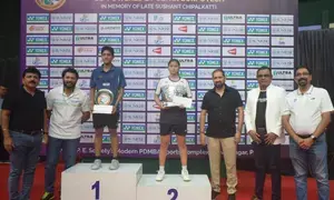 Chieh, Tamiri win titles at India Junior International Badminton Tournament
