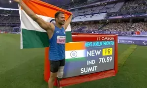 Paris Paralympics: Javelin thrower Sumit Antil wins historic gold medal with record effort