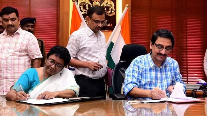 Historic Handover: Keralas Chief Secretary Post Passed from Husband to Wife Historic Handover: Keralas Chief Secretary Post Passed from Husband to Wife