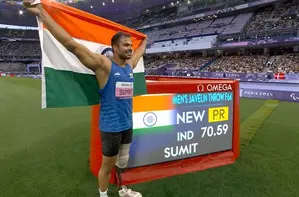 Paris Paralympics: Javelin thrower Sumit Antil wins historic gold medal with record effort Paris Paralympics: Javelin thrower Sumit Antil wins historic gold medal with record effort