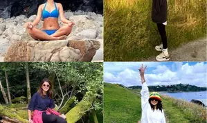 Jennifer Winget settles her mind into the silence of nature