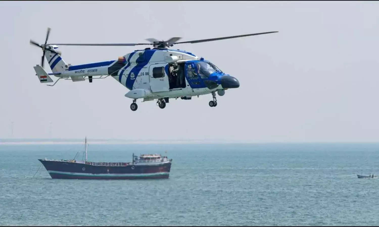 Indian Coast Guard Helicopter Crashes During Rescue Operation off Gujarat Coast, Three Crew Members Missing