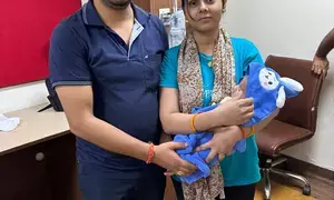 Delhi doctors treat 1.5-month-old baby with a hole in the heart
