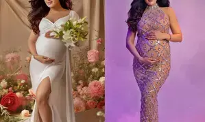 Yuvika Chaudhary drops classy pictures from her maternity photoshoot