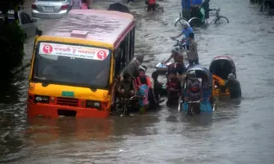 Bangladesh capital reels under waterlogging amid heavy morning rain