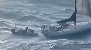 Two rescued from stranded yacht off Australian coast Two rescued from stranded yacht off Australian coast