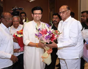 BJP leader Samarjeet Ghatge joins NCP (SP), likely to contest from Kagal seat