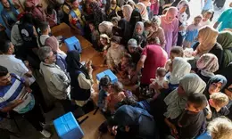 Second batch of polio vaccines arrives in Gaza