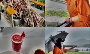 Hina Khan navigates the path of healing in lap of mother nature