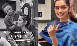 Manushi Chhillar reveals what happens in her vanity van