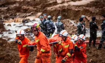 Three dead, one injured in China landslide