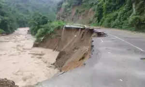 Landslides kill 6, wash away large portion of NH-29 in Nagaland