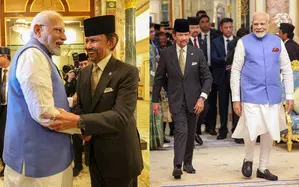 PM Modi meets Sultan of Brunei, discusses bilateral ties PM Modi meets Sultan of Brunei, discusses bilateral ties