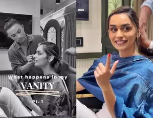Manushi Chhillar reveals what happens in her vanity van Manushi Chhillar reveals what happens in her vanity van