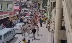 Simmering dissent against illegal mosque turns into massive protest in Shimla