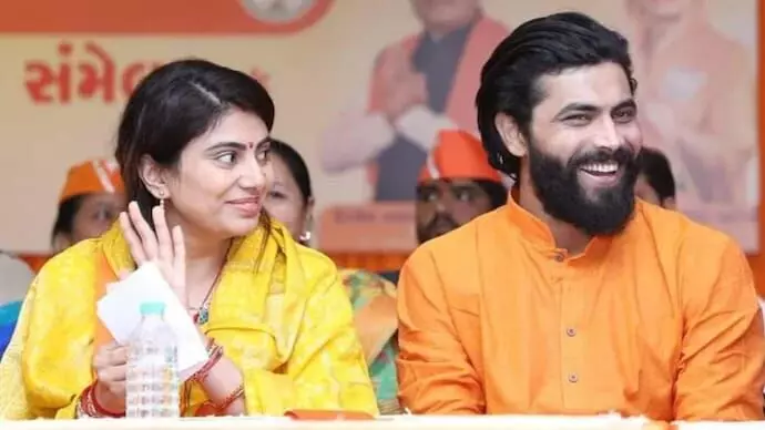 Ravindra Jadeja Joins BJP After Retirement from T20Is Ravindra Jadeja Joins BJP After Retirement from T20Is